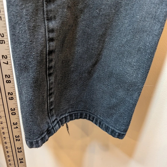 Pepe Jeans Comfort Straight Leg Black Denim Pants Waist 34 Leg 33 - Picture 11 of 13